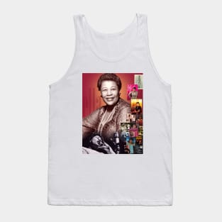 Ella Fitzgerald Collage Portrait Tank Top